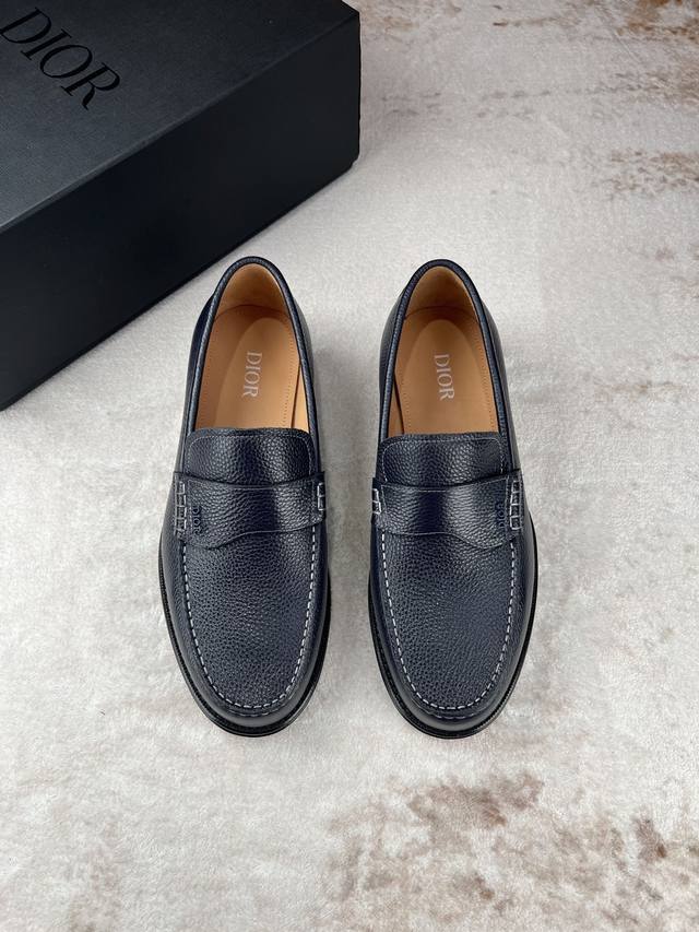 Dior 迪奥 Granville乐福鞋 真皮大底 Size:38-46 45，46定做